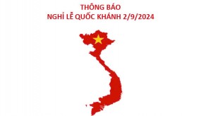 THÔNG BÁO LỊCH NGHỈ LỄ QUỐC KHÁNH 2/9 NĂM 2024
